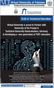 B.Ed in Technical Education, Joint Venture of VU & PU, Career & Scope