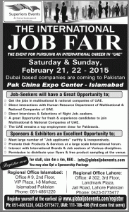 Overseas Employment Fair Lahore & Islamabad 2015