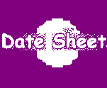 date sheet 2022