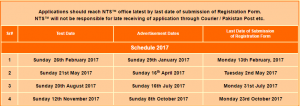NTS Law-GAT 2017 Registration, Schedule, Roll No Slip & Result 