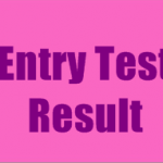 Entry Test Result