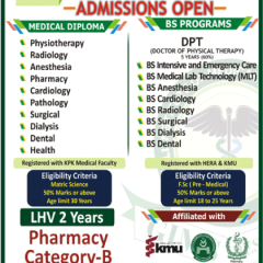 Ghazali Institute of Medical Sciences Peshawar Admission 2022