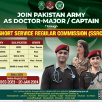 Join Pak Army As Captain, Major Through SSRC 2024 Online Registration